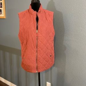 Laura Scott burnt orange vest size XL